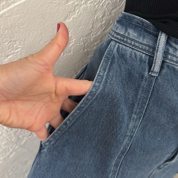 YOUNG FABULOUS & BROKE Women’s High-Waisted Denim Maxi Skirt Size Small NWOT - Picture 4 of 15